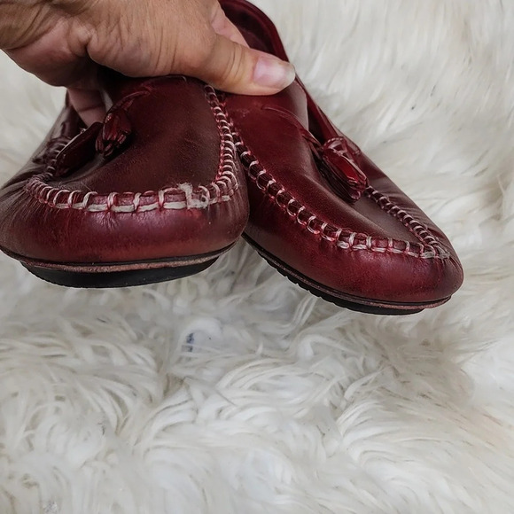 Paul Frederick Tassel Italian driving mocs M8/ W10 - Picture 5 of 11